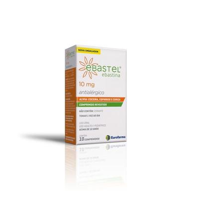 Ebastel 10mg Com 10 Comprimidos